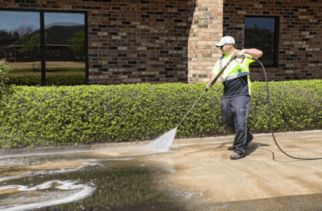 commercial concrete cleaning in mount pleasant